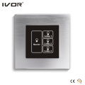 1 Gang Beleuchtung Schalter Touch Panel Aluminiumlegierung Umriss Rahmen (HR1000-AL-L1)